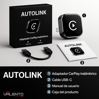 AutoLink - Carplay Adaptador Inalámbrico