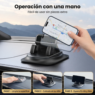 AutoGrip - Soporte de Salpicadero 360° Anti-Caída