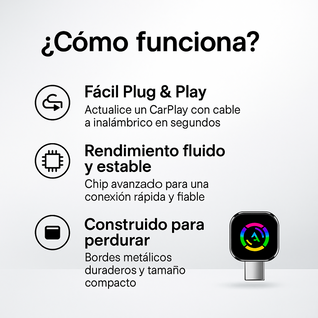 AutoLink - Carplay Adaptador Inalámbrico