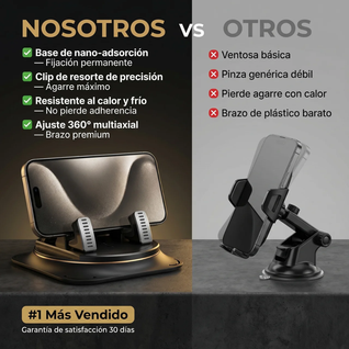 AutoGrip - Soporte de Salpicadero 360° Anti-Caída