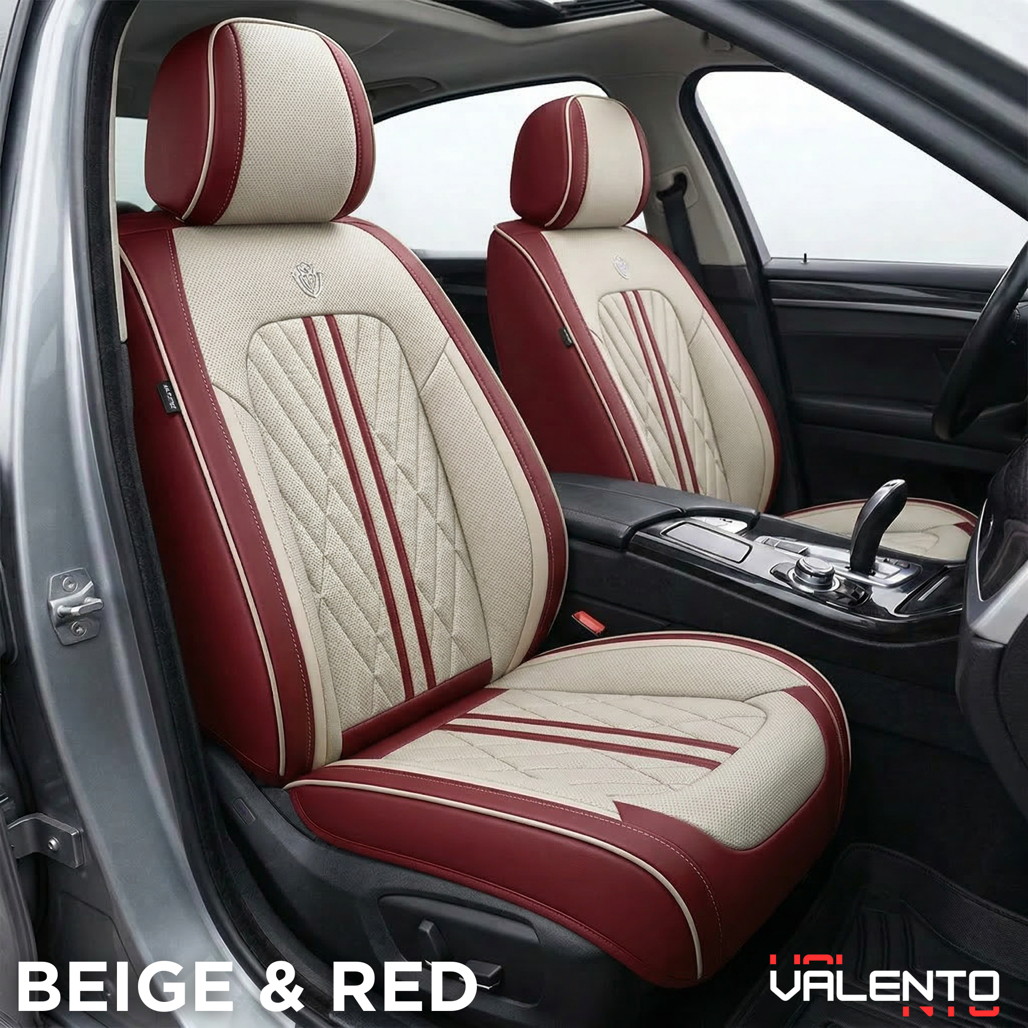 LuxeForma - Beige & Red
