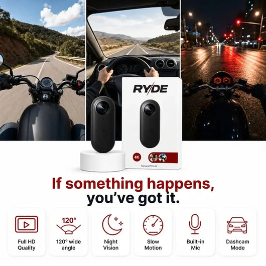 Ryde — 4K Hands-Free POV Camera