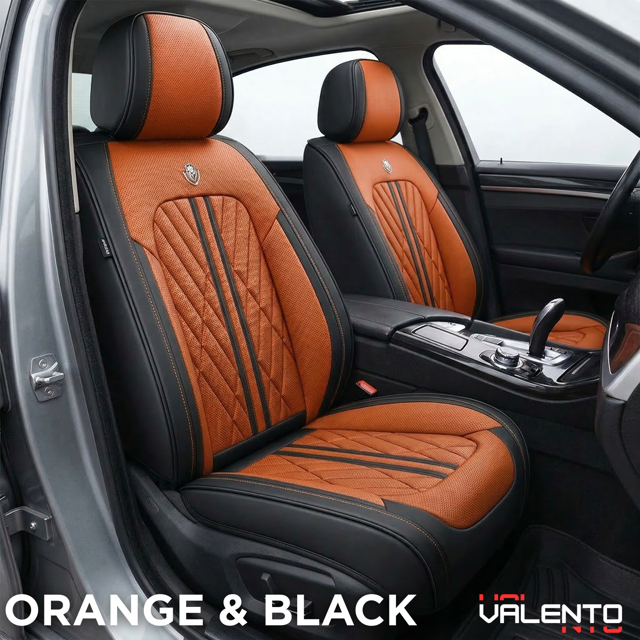 LuxeForma - Orange & Black