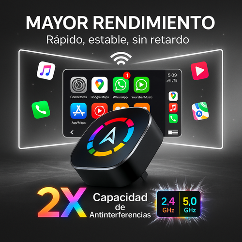 AutoLink - Carplay Adaptador Inalámbrico