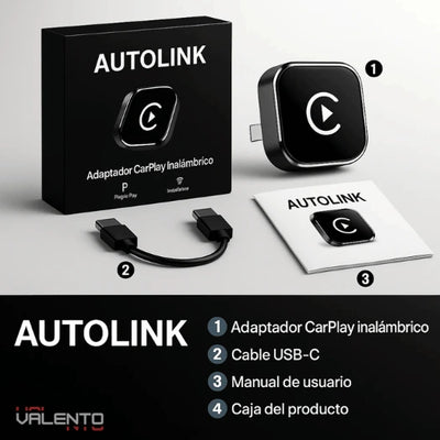 AutoLink - Adaptador CarPlay Inalámbrico