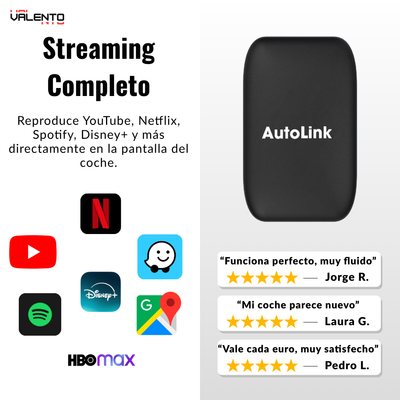 AutoLink Pro™ – Convierte tu coche en una Smart TV