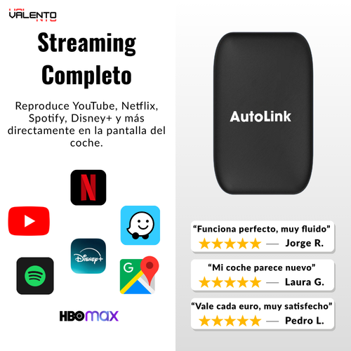 AutoLink Pro™ – Convierte tu coche en una Smart TV