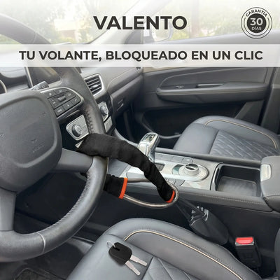 GuardClic - Candado Antirrobo de Volante con Cable de Acero