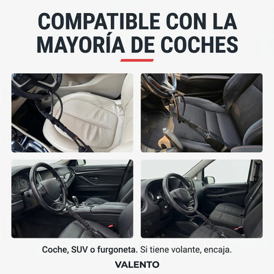 GuardClic - Candado Antirrobo de Volante con Cable de Acero