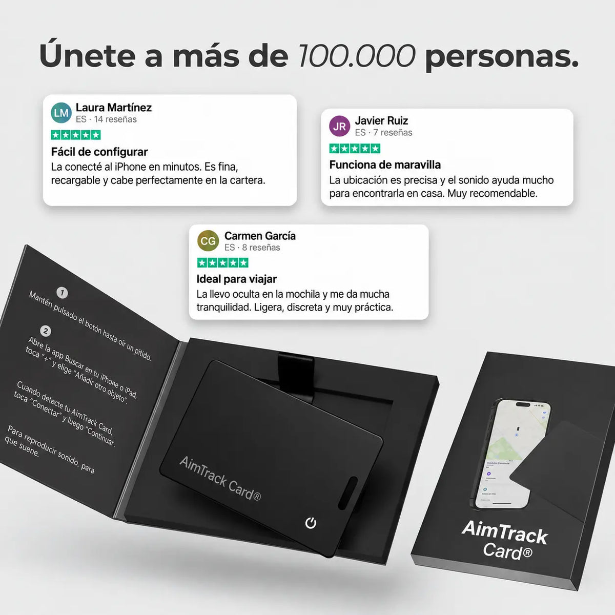 AimTrack Card - Tarjeta rastreadora GPS