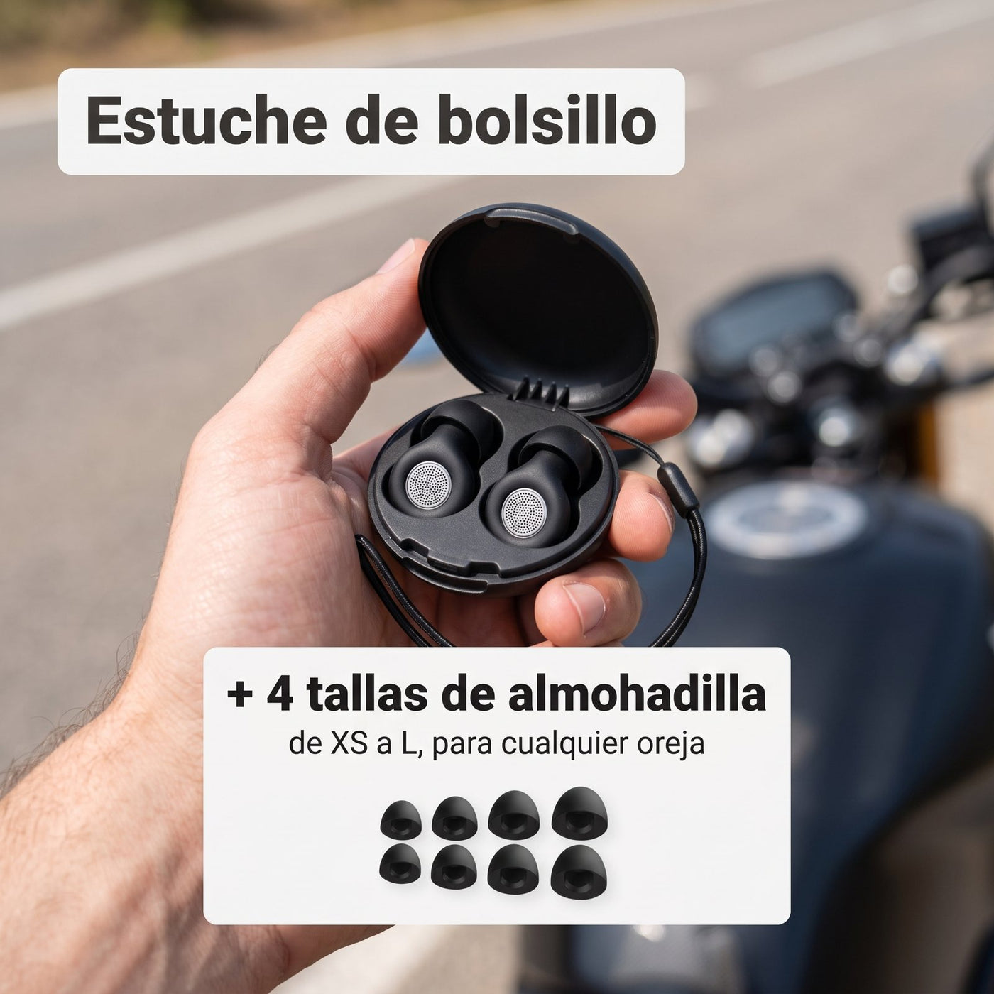 Moto EarPlugs - Filtro de moto -27db