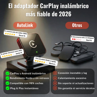AutoLink – CarPlay inalámbrico sin cables
